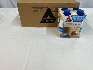 3x 4pack 11oz Atkins Protein Shake Milk Chocolate Delight 112023