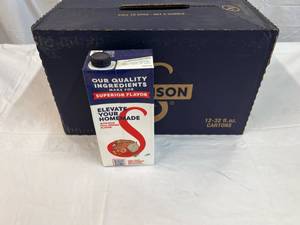 12x 32oz cartons Swanson Beef Stock  112023