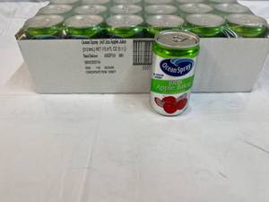 24x 7.5oz Cans Ocean Spray 100% Apple Juice Best by 09032023