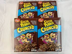 4x 11.5oz Cocoa Pebbles Crunch Cereal