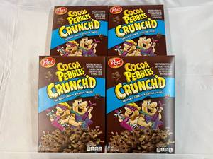 4x 11.5oz Cocoa Pebbles Crunch Cereal