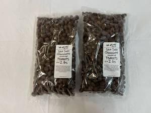 2x 2lb Bags Sea Salt Chocolate Covered Peanuts Best by 05022024