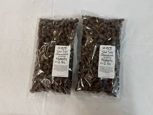 2x 2lb Bags Sea Salt Chocolate Covered Peanuts Best by 05022024