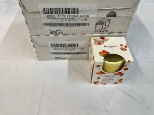 12x Persian Amber Candles-Terracota Pots