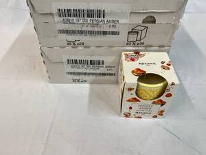 12x Persian Amber Candles-Terracota Pots