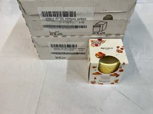 12x Persian Amber Candles-Terracota Pots