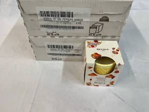 12x Persian Amber Candles-Terracota Pots