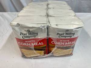 8x 5lb Bags White Corn Meal