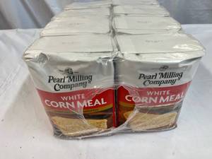 8x 5lb Bags White Corn Meal