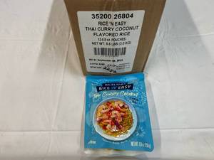 12x 8.8oz Rice &amp Easty  Thai Curry Coconut Flavored Rice Best by 09262023