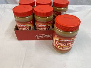 6x 2lb 8oz Jars Peanut Delight Creamy Peanut Butter-82023