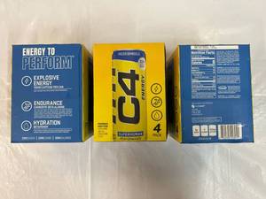 3x 4 Packs C4 Energy Drink 12oz Cans