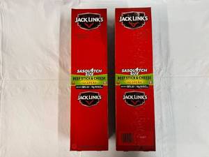 2x 12ct Box Jack Links Beef Stick & Cheese-Jalapeno