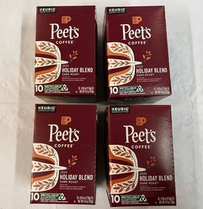 4x 10ct Kcups Peets Holiday Blend Coffee