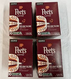 4x 10ct Kcups Peets Holiday Blend Coffee