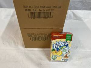 24x 8ct Wylers Singles to Go-Ginger Lemon Ice Tea Best by 032023