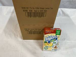 24x 8ct Wylers Singles to Go-Ginger Lemon Ice Tea Best by 032023