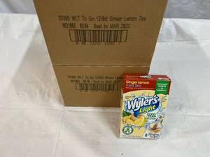 24x 8ct Wylers Singles to Go-Ginger Lemon Ice Tea Best by 032023