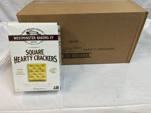 12x 6oz Boxes Square Hearty Crackers Best by 12212023