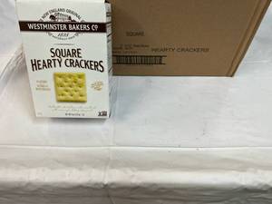 12x 6oz Boxes Square Hearty Crackers Best by 12212023