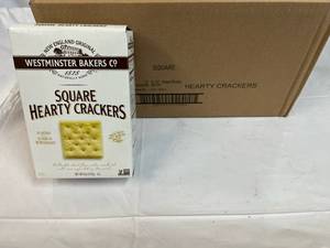12x 6oz Boxes Square Hearty Crackers Best by 12212023
