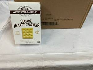 12x 6oz Boxes Square Hearty Crackers Best by 12212023