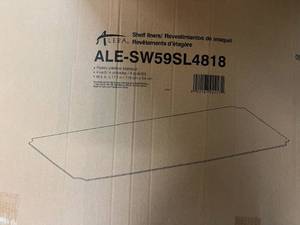 4x Alera Shelf Liners 46.5 x 17.3