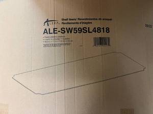4x Alera Shelf Liners 46.5 x 17.3