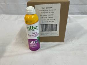 12x 2oz Alba Facial Sunscreen SPF 45