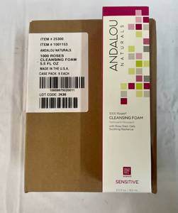 6x Andalou Cleansing Foam