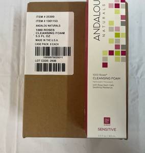 6x Andalou Cleansing Foam