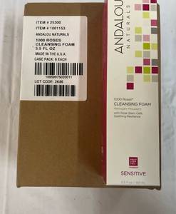 6x Andalou Cleansing Foam