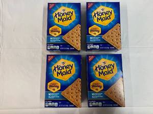 4x 14.4oz Boxes Honey Maid Graham Crackers