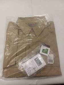 lot 8 image: NEW 5.11 TACTICAL SERIES BUTTON UP SHIRT MEDIUM