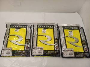 lot 14 image: 3 NEW RADWEAR HIGH VISIBILITY LONG SLEEVE SHIRTS MEDIUM