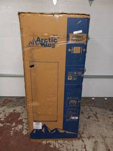 lot 22 image: NEW ARCTIC KING 7.0 CU. FT. STAINLESS STEEL UPRIGHT FREEZER