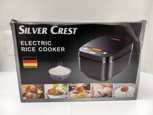 lot 31 image: NEW SILVER CREST ELECTRIC RICE COOKER