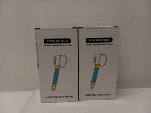 lot 37 image: 2 NEW STORE FRUIT PEELER