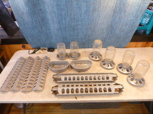 Chicken Feeders and Water