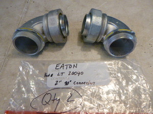 2 Eaton 2 90 Degree Connectors