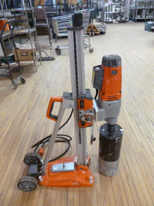 Husqvarna Core Drill with ESCH Wet Core Bit