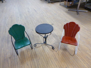 Vintage Childs Metal Chairs