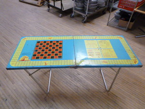 Vintage Folding Game Table