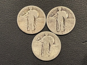Standing Liberty Quarters