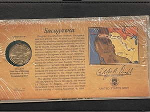 2000-P Sacagawea Dollar First Day of Mintage