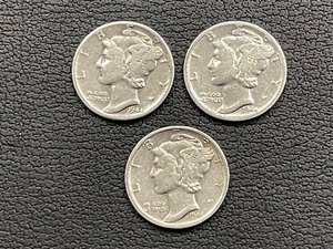 Mercury Silver Dimes