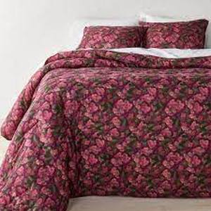 lot 3 image: Printed Comforter and Sham Set Dark Purple - Opalhouse designed with Jungalow-King