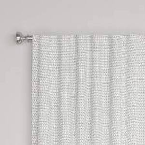 lot 37 image: 1pc Room Darkening Small Check Window Curtain Panel - Threshold-50W x 84L