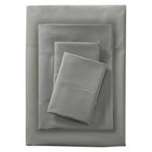 lot 71 image: Microfiber Solid Sheet Set - Room Essentials-Full-Gray