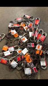 Lot of Assorted Deck Belt  Various Models and Conditions Customer Returns See Pictures
